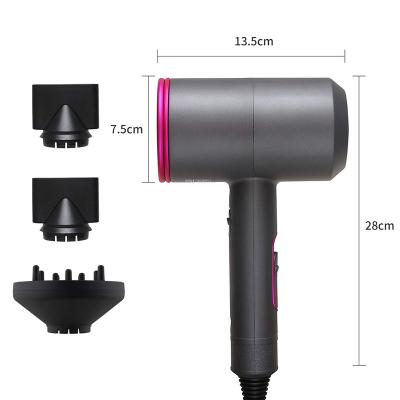 China 2021 Factory Price Electric Rechargeable Blow Dryer Salon Blow Hair Dryer Negative Ion Leafless Hair Dryer Brush Professional Hair Dryer for sale