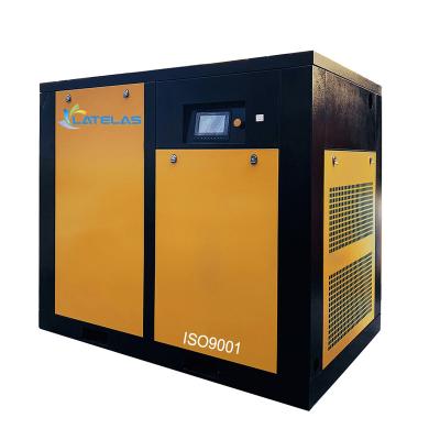 China Lubricated Latelas 10bar Industrial Rotary Screw Air Compressor With Electric Motor for sale