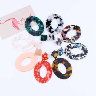 China Fashion TRENDY Custom Acrylic Earrings Bohemian Earring For Women for sale