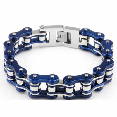 China Other New Design High Quality High Quality Titanium Steel Motorcycle Chain Bracelet for sale