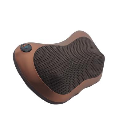 China Portable Car and Home Electric Rolling Kneading Infrared Heated Shiatsu Full Body Neck Massage Pillow for sale