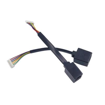 China PH2.0 Data Cable To 8P8C Jack Line Attach Pin Header 8cores 2.0mm To RJ45 8P8C Jack Female Line Adapter for sale