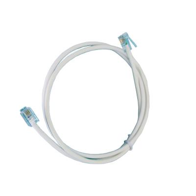 China Cheap price 4P4C plug +4P4C plug round line cord male telephone cable RJ10 RJ10 to male 4 cores telephone extension cord for sale