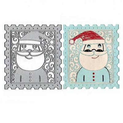 China Europe Father Christmas Decoupage Metal DIY Santa Claus Stencil Embossing Greeting Card Crafts Gifts Scrapbooking Cutting Dies for sale