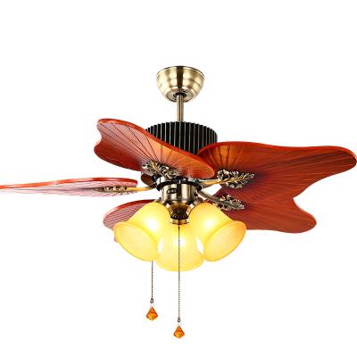 China 42 Inch Modern High Quality Modern Wood Blades Fan Lamp Ceiling Decoration Design With LED Remote Control Light For Home for sale