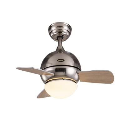 China Modern Luxury Fancy Blade Plywood 23 Inch Mini Ceiling Fan Lamp Led Ceiling Fan Light for sale