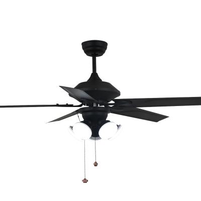 China Modern Simple Elegant Design 42/48 Inch Chandelier Fan High Quality New Design 5 Blade Led Ceiling Fan for sale