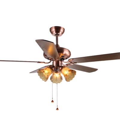 China 42/52 Inch Modern Modern Decorative Lighting Ceiling Fan With Remote Control Fancy Design for sale