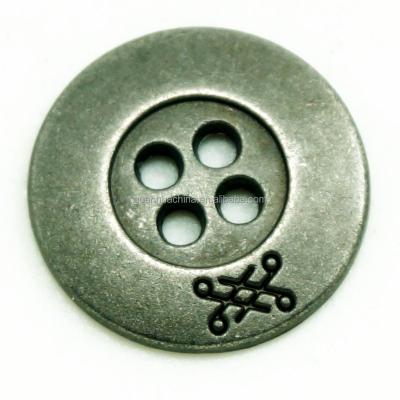 China Sustainable 4 Holes Alloy Button For Shirts for sale