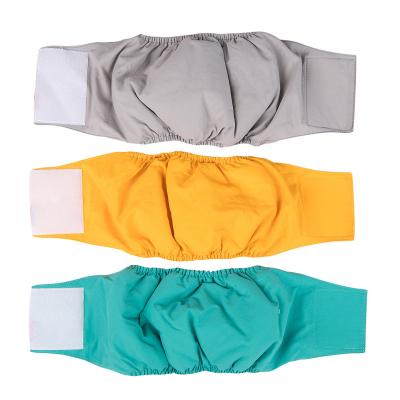 China Viable Wholesale Male Cloth Dog Diapers Absorbent Washable Reusable For Dogs for sale