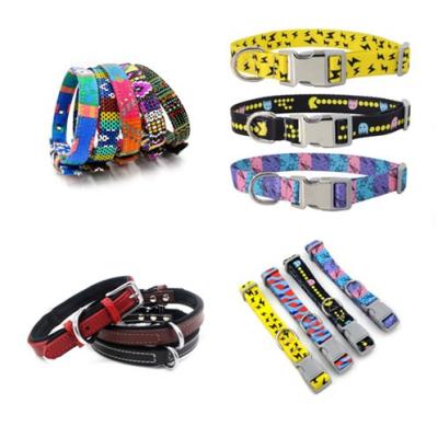 China Viable Wholesale Low Bark Moq Anti Adjustable Dog Collars OEM Dog Collars for sale