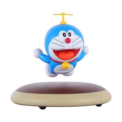 China Doraemon magnetic levitation technology cartoon PVC plastic magnetic levitation custom collectable toy maker floating Doraemon stock number anime for sale