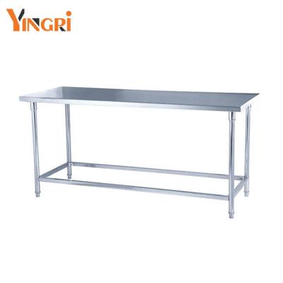 China Commercial Stainless Steel 201 Stainless Steel Kitchen Equipment Food Prep Work Table Work Bench Kitchen Desk JMYINGRI for sale