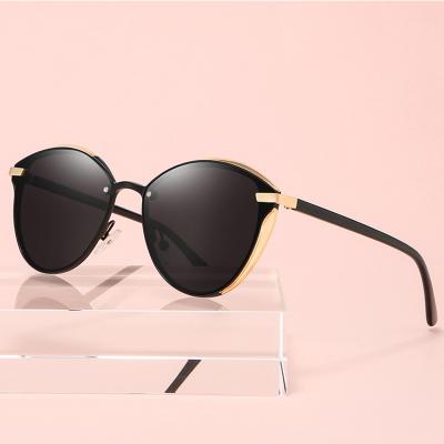 China 2021 Anti UV400 /Polarized Fashion Female Polarized Shades oculos de sol Brand Cat Eye Sunglasses Ladies Luxury Women Sunglasses for sale