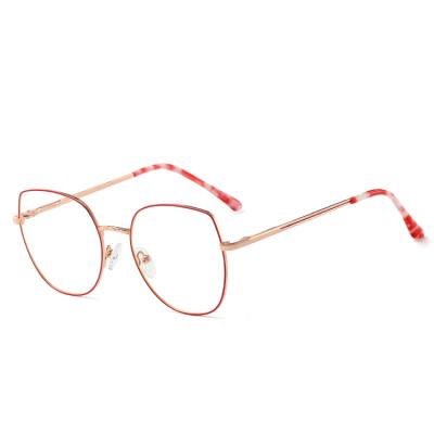 China Anti-blue Light Optical Glasses Ray Blocking Eyeglasses Vintage Square Frame Computer Gaming Blue Glasses Men Women Anti Metal Glass UV400 Classic for sale