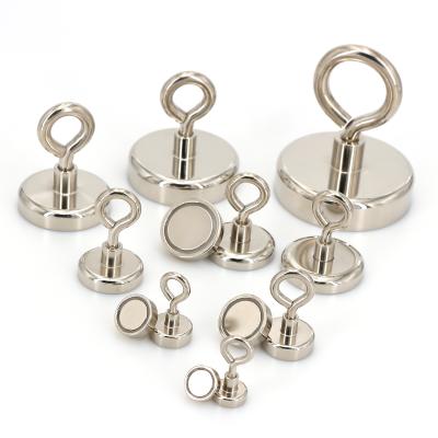 China Metal Super Strong Super Strong Magnetic Magnetic Hook Holder Round Base Hooks for sale