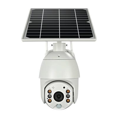 China NIGHT VISION 4G HD 1080P PIR Motion Detection Outdoor Waterproof IP Night Vision IP Home Security PTZ Solar Powered Camera for sale