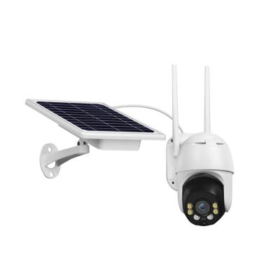 China NIGHT VISION 4G 1080p WIFI Wireless Outdoor Solar Light Operated CCTV Home Security Camera Support TF Card for sale