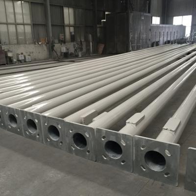 China Outdoor factory direct supply illumination hot dip galvanized used street light poles 12m 40ft for sale for sale