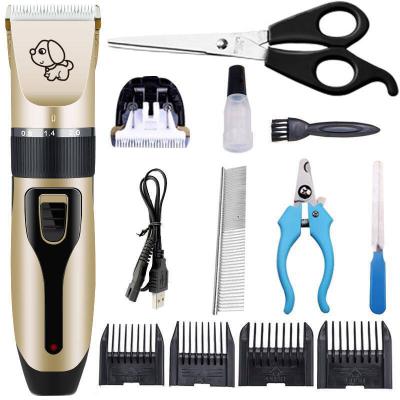 China Good Quality Pet Hair Cutter Animals Ceramic Cutter Electric Rechargeable Shaving Wool Instrument Pet Hair Healthy Economical With Low Noise for sale