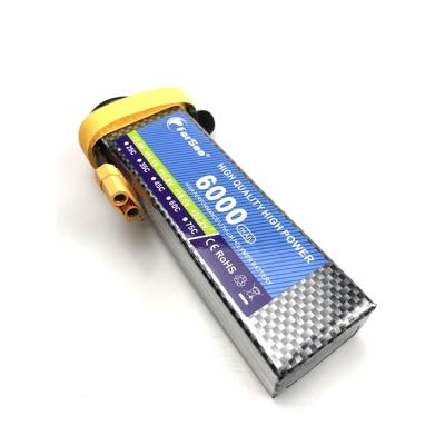 China RC Toys 14.8V 4S Lipo Battery 5200mAh 6000mAh 7200mAh 100C Graphene Cell For Drone Boats Lithium Battery for sale