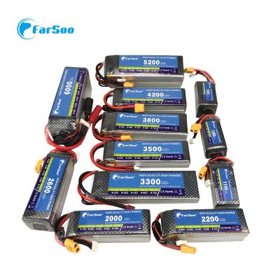 China 2S RC Lipo Toys 2200mAh 2600mAh 2800mAh Battery For RC Toys Boat Drone Lithium Battery for sale