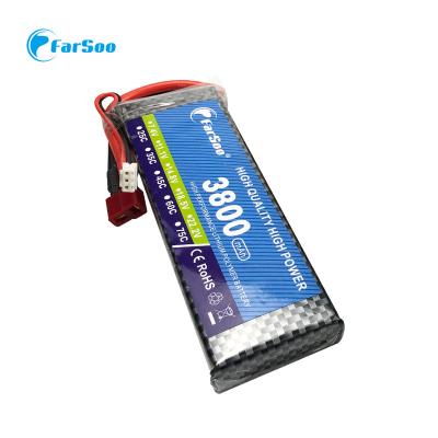 China Wholesale RC Toys Lipo Battery Factory Amazon Selling 2S 7.4V 3800mAh 25C 30C For RC Car Vehicle Truck Helicopter Boats Lipo Airplane for sale