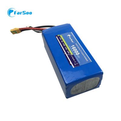 China RC Toys 6S 22.2V Lipo Battery 16000mAh 20C 30C 35C 40C For Plant Protection Drone Lithium Ion Batteries for sale