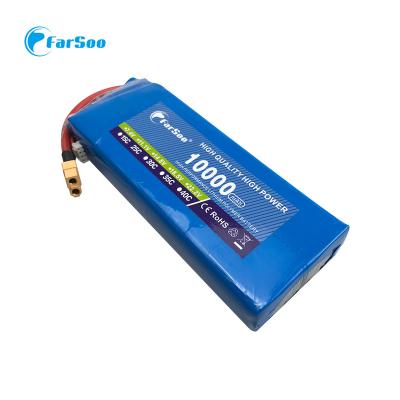 China 18.5V Toys Battery Pack 5S Lipo Battery 10000mah 30C 40C 60C Plant Protection Drone Bateria for sale