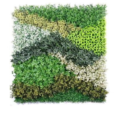 China Wholesale Indoor Outdoor High Quality Hot Sale Simulation Decoration Artificial Green Wall For Home Landscape Grass Wall Outdoor Plastic Decoration for sale