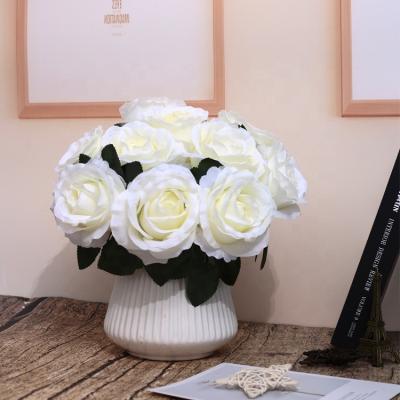 China Home Decoration Simulation Flower Rose Bouquet Hydrangea Photography Props Wedding Home.Party.Restaurant.Bar.Hotel.Wedding Artificial Fake Flower for sale