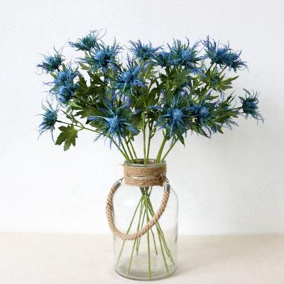 China Home.Party.Restaurant.Bar.Hotel.Wedding Home Simulation Eryngium Foetidum Realistic Feeling Artificial Plants and Flowers Dried Decoration Artificial Flowers for sale