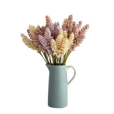 China Wheat simulation ear wedding event decoration ear of grain decoration pastoral home arrangement artificial flowers for wedding photography for sale