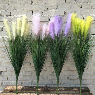 China Decoration wedding home decoration simulated green plant props, artificial tubular decorative flowers, used for lawn home decoration and wedding for sale