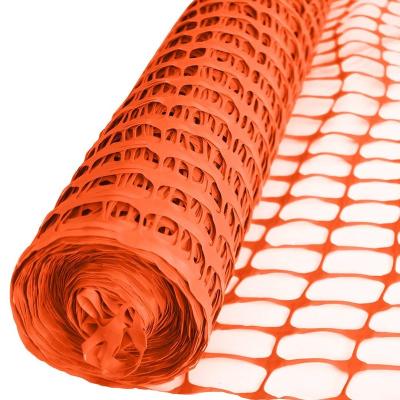 China Eco-friendly Flexible White Plastic Netting Mesh Safety Barrier Safety Fence Orange Snow Guardrail for sale