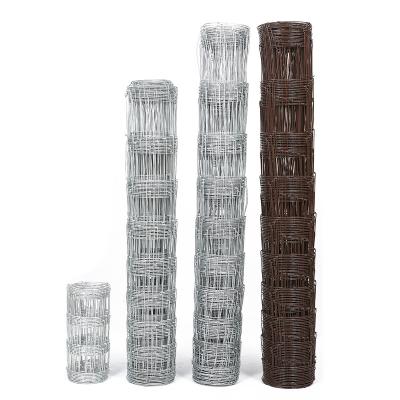 China Flexible PVC Coated Cattle Welded Wire Mesh Panel Cattle Mesh Fence / Field Fence Wire 8ft for sale