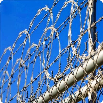 China Durable Factory Directly Sell Flat Wrap Razor Concertina Wire for sale