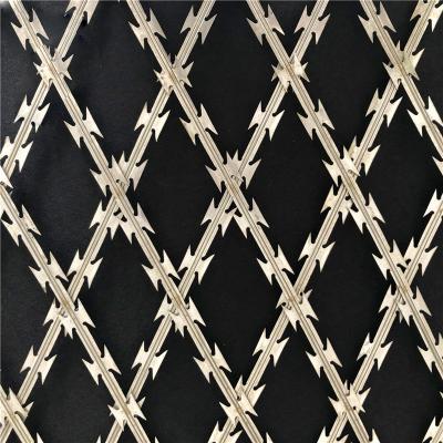 China Crash barrier for prision factory direct sale super quality of razor wire welded panel for sale