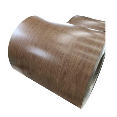 China Metal Roofing Pre Painted Coil Pattern Wood Grain 430 Painted Stainless Steel 420 410 409 Coil for sale