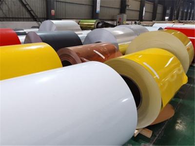 China PE Polyester Coated Aluminum Coil Gloss Paint in RAL Or OEM Colors For Exterior Protection for sale