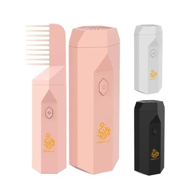 China Popular Electric Arabia USB Type C Bakhoor Arabian Censer Portable Hair With Comb for sale