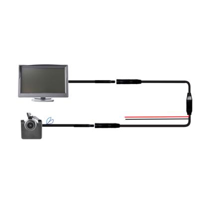 China Mirror Link 5 Inch Reverse Backup Camera Mirror Car Rear View DIY System Installation for sale