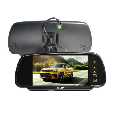 China 7 Inch Car Rearview Mirror Split Screen 12V - 7 Inch Two Way Video Input Analog AHD 36V Power Supply Optional for sale