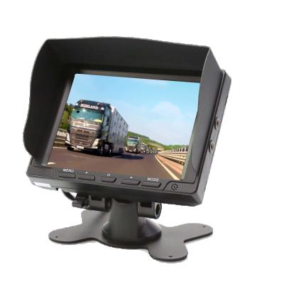 China Multi-Language Support 5.6 Inch AHD Screens 12V Truck Bus Trailers SUV Car Rear View Three Way Backup Monitor for sale