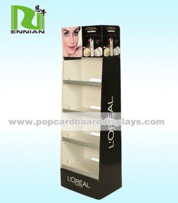 China POS cosmetic counter display strong corrugated cardboard promotion display stand for sale