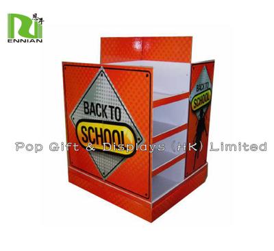 China New Style Corrugated Cardboard Pallet Display Fashion Store Cardboard Display Racks for sale