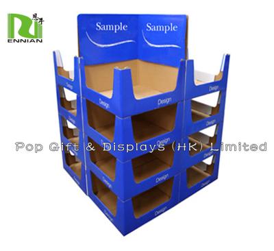 China Cardboard retail sport product 1/4 pallet display rack for Clothes for sale