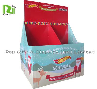 China Advertising promotion cardboard pallet display brand pop display rack for sale