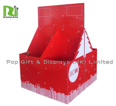 China Paper Display Rack 2 Sides Pallet Cardboard Display Stand For Promotion for sale