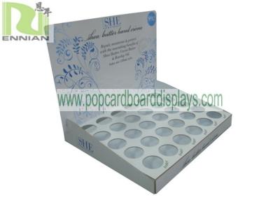 China Offset Printing Pop Corrugated Cardboard Display Stands For Skin Care Products for sale